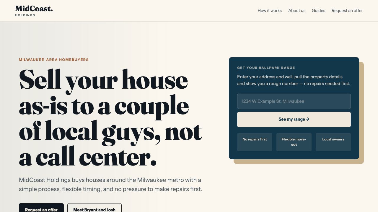 MidCoast Holdings website